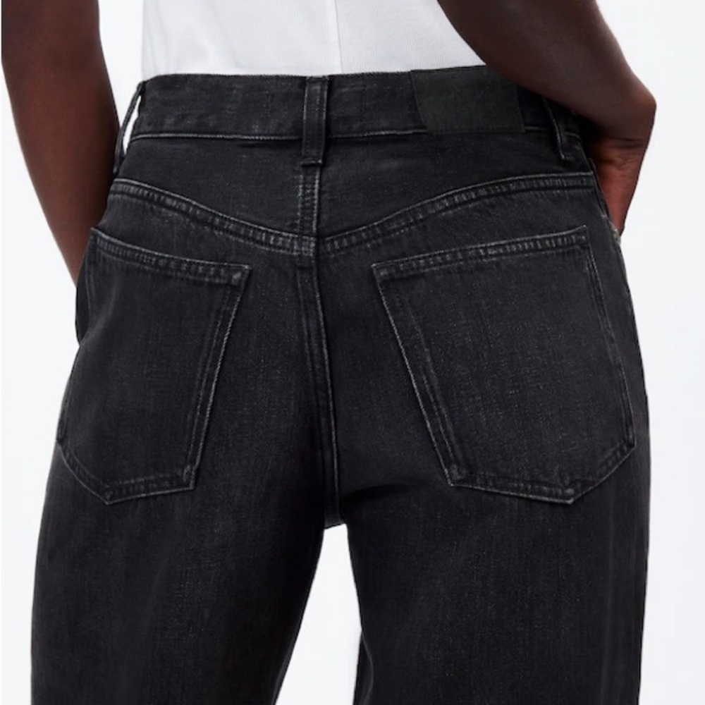 Madewell Black low-slung baggy jeans, size 26/27 - Picture 14 of 15